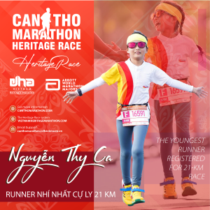 THE YOUNGEST RUNNER REGISTERED FOR 21-KM RACE