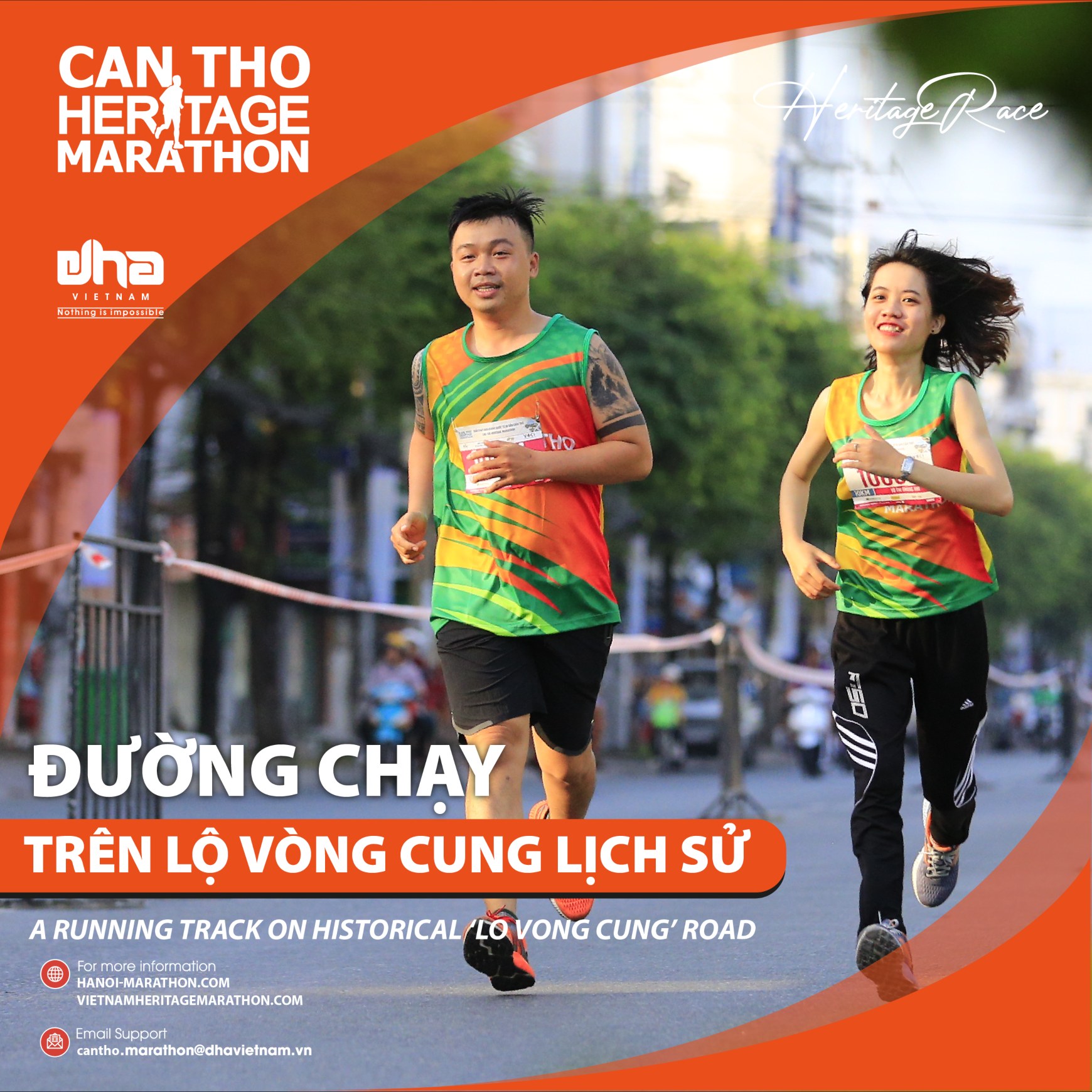 A Running Track On Can Tho's Historical ‘Lo Vong Cung’ Road