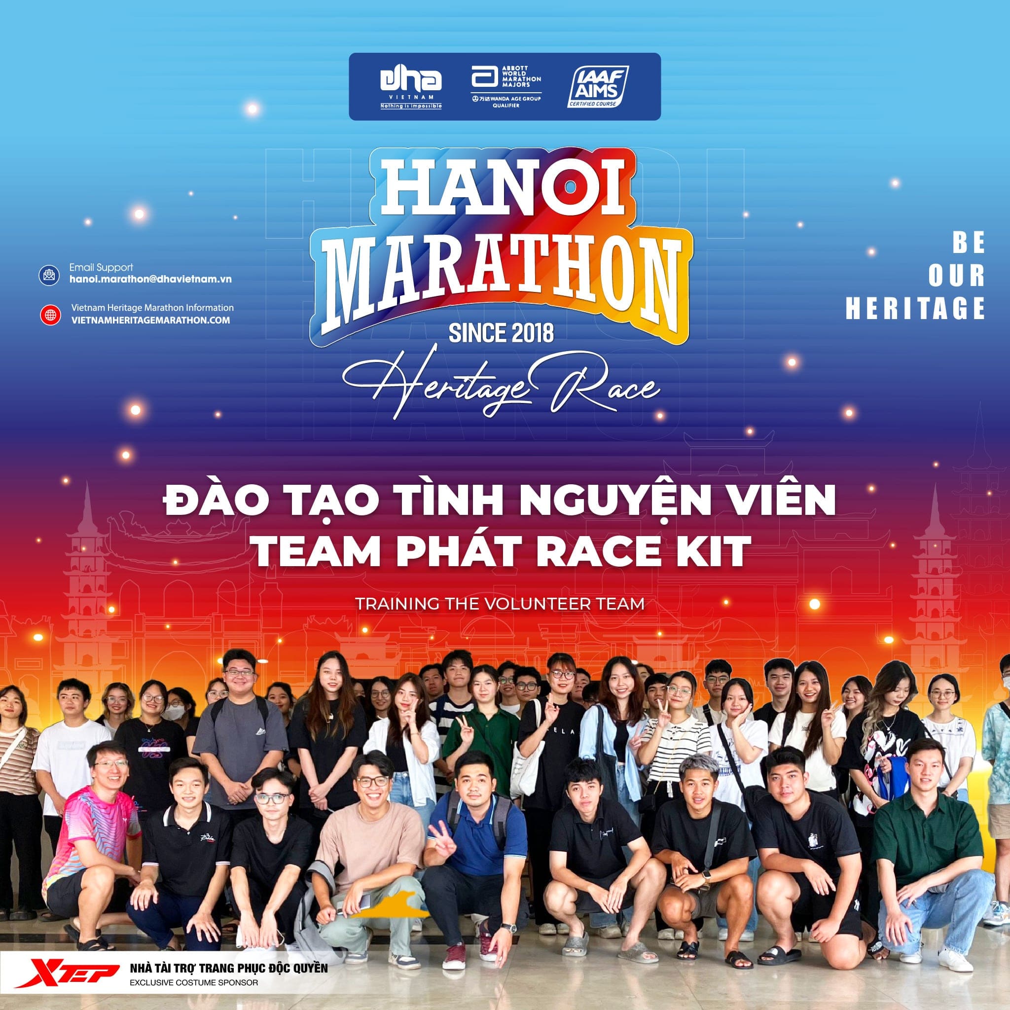 TRAINING FOR HANOI MARATHON - HERITAGE RACE VOLUNTEERS